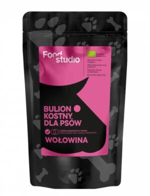Food Studio Chefs jautienos kaulų sultinys šunims su kolagenu 230 ml