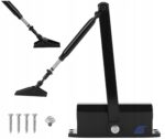 Brano hidraulinis lauko durų pritraukėjas su svirtimi, 40–60 kg, juodas