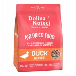Dolina Noteci Superfood ore džiovintas visavertis šunų maistas su antiena, 1 kg