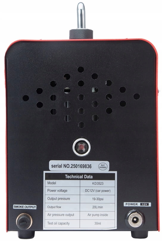 Kraft&Dele KD3523 automobilinis dūmų generatorius 12 V, 20 l/min, 30 ml - Image 6