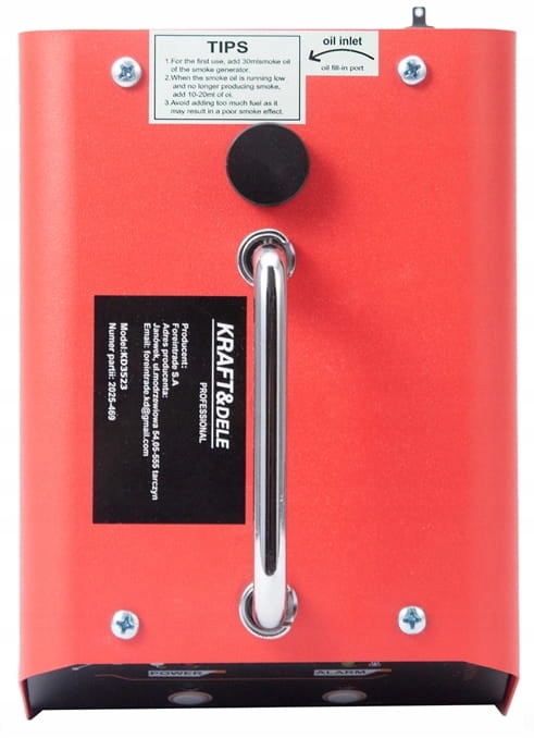 Kraft&Dele KD3523 automobilinis dūmų generatorius 12 V, 20 l/min, 30 ml - Image 4