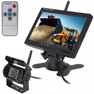 Belaidė galinio vaizdo kamera su monitoriumi, 7 colių, 12–24 V, IP66, su naktiniu matymu – kemperiams ir sunkvežimiams, Sony Z2B