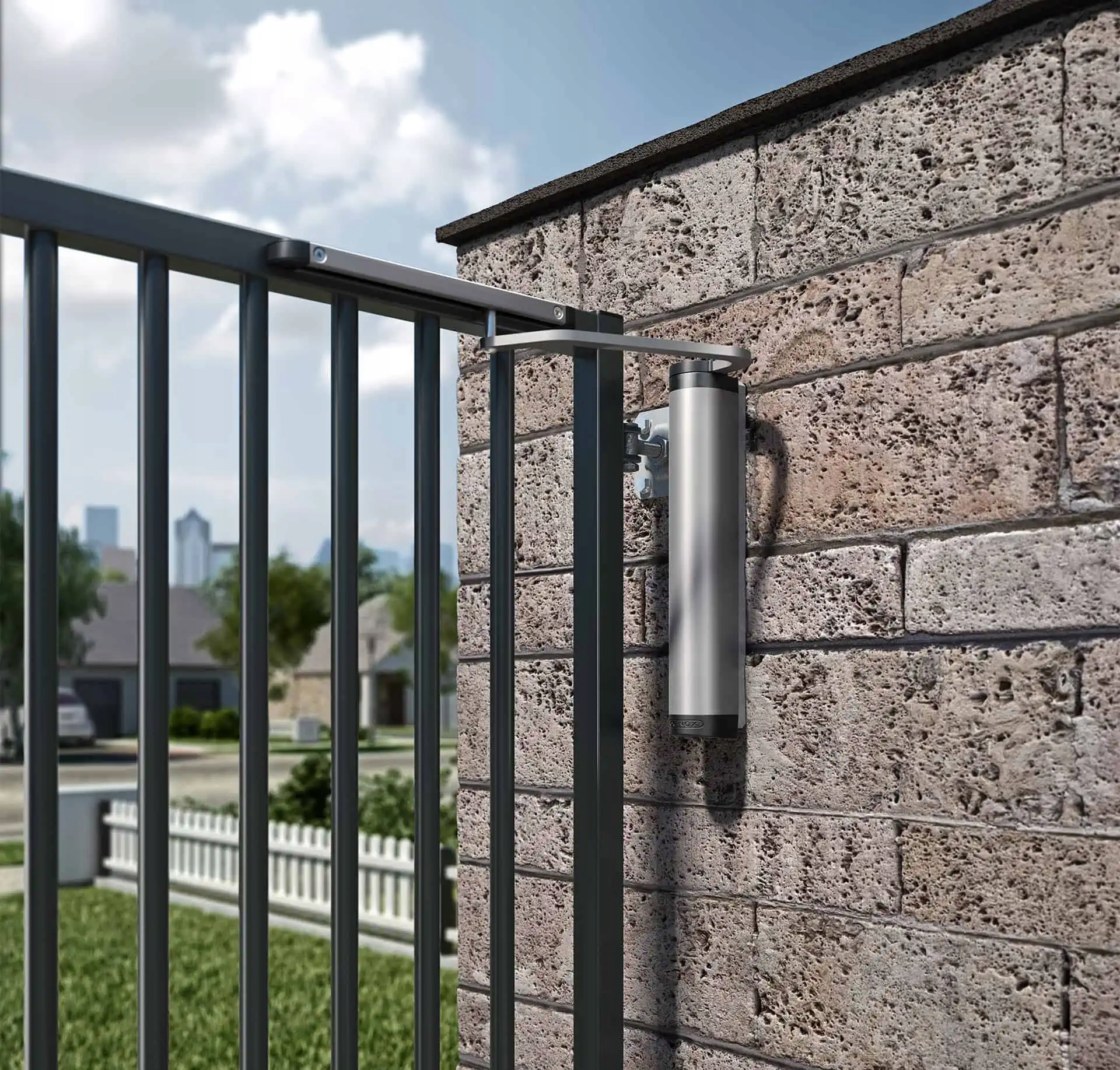 HydraulicznysamozamykaczdomontazunascianieVERTICLOSE2WALLP0000935Typdrzwijednoskrzydlowe belsilt Locinox VERTICLOSE 2 WALL hidraulinis sieninis vartelių pritraukėjas iki 150 kg varteliams iki 150 cm sidabro spalvos