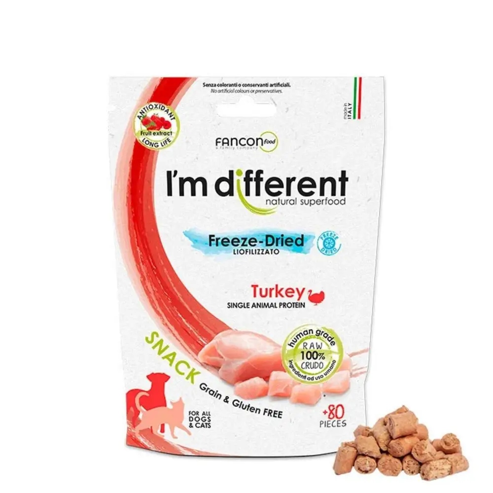 I'm Different liofilizuoti kalakutienos skanėstai šunims, 40 g - Image 3
