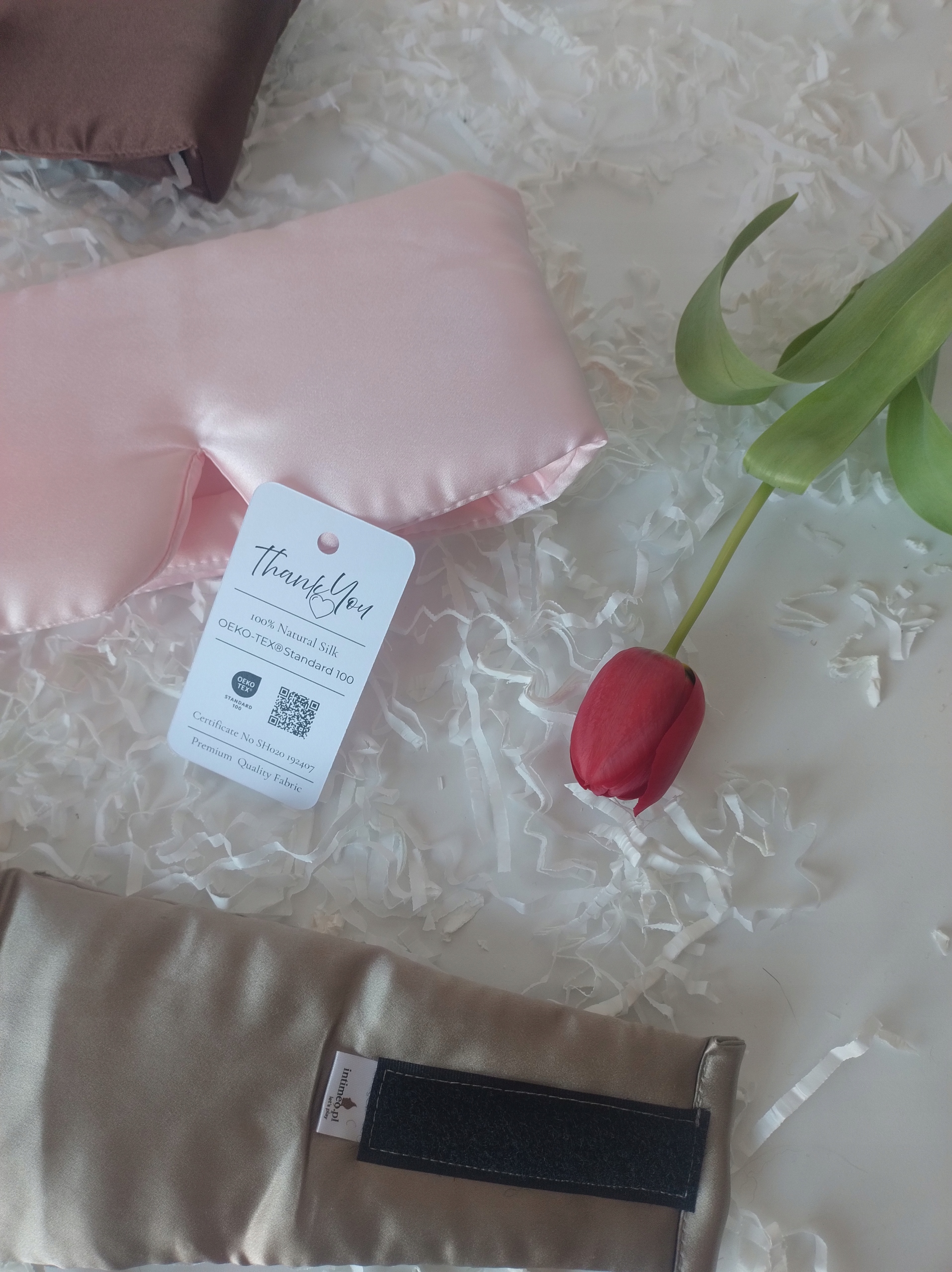 JedwabnaopaskanaoczyregulowanajedwabmorwowyMulberry6ABrazowyModelBigeyemask belsilt Šilkinė akių kaukė miegui šviesą blokuojanti reguliuojama kelionėms dienos poilsiui