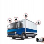 Belaidė Wi-Fi galinio vaizdo kamera telefonui, HD, 12–24 V, IP67, su įrašymo funkcija – sunkvežimiams ir autobusams