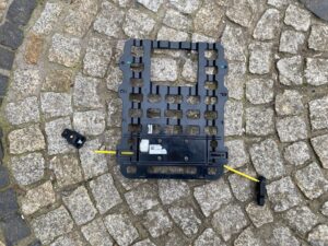 Kia K5 sėdynės pagrindo reguliavimo mechanizmas DLC21-21200