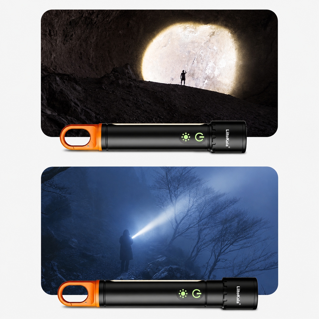 LatarkaLiitokalaLFX7251500lmUSBC217003500mAhzoompowerbankMaterialaluminium belsilt Žibintuvėlis Liitokala LF X725 1500 lm USB C 21700 akumuliatorius 3500 mAh fokusavimas išorinė baterija