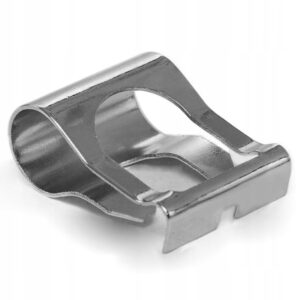 Metaliniai valytuvų mechanizmo traukių remonto spaustukai, 2 vnt., 33 × 22 mm