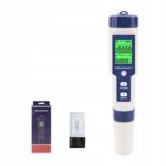 Vandens kokybės matuoklis 5 viename pH TDS EC druskingumas ir temperatūra 01000 ppm