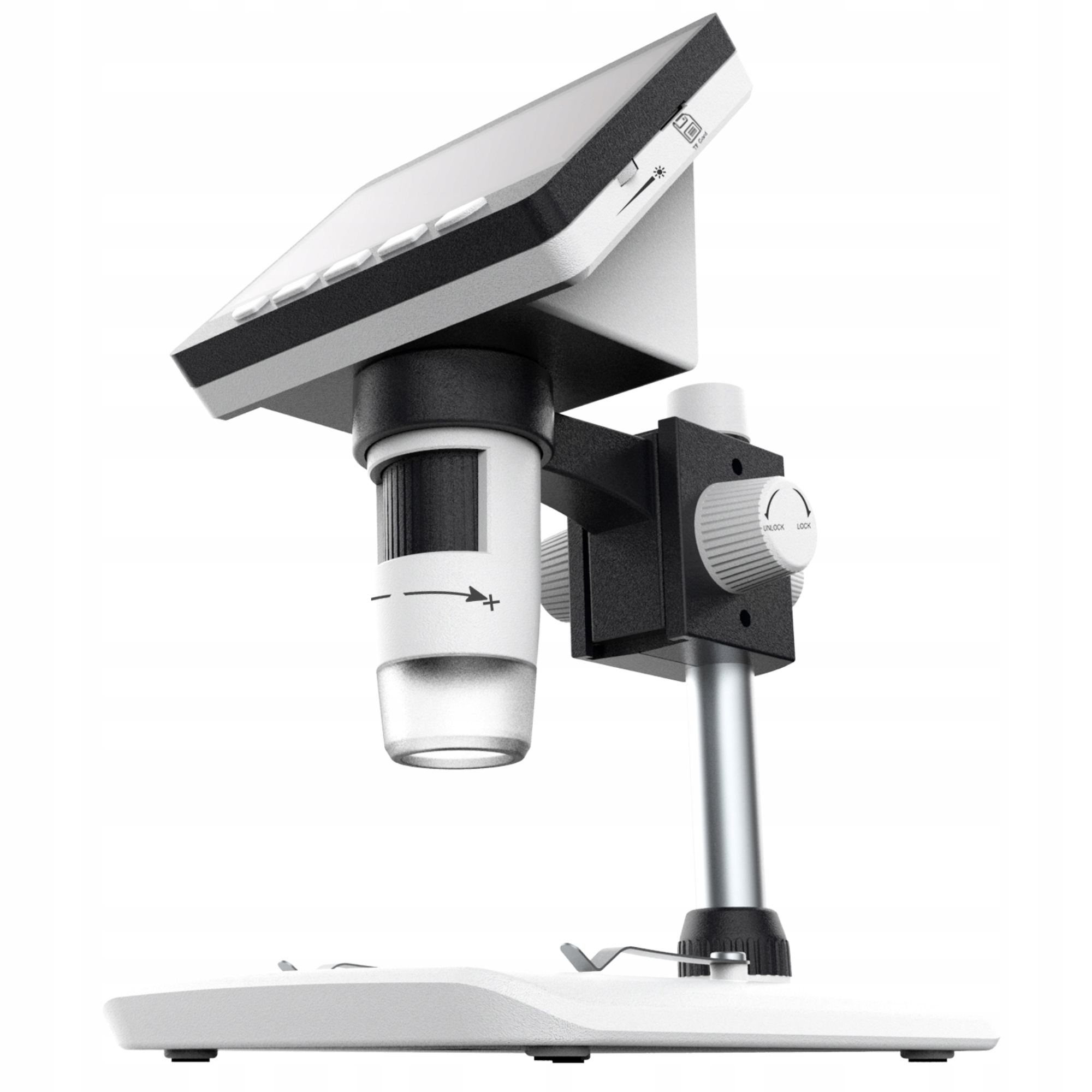 MIKROSKOPCYFROWYEKRAN43LCDx1000USBPCMacZalaczonewyposazenieKabelUSBbateria18650 belsilt Skaitmeninis mikroskopas su ekranu Benetech NM400 501000x 43 ekranas 8 LED 2600 mAh