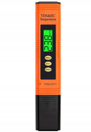 Measury skaitmeninis TDS ir EC matuoklis 3 viename su temperatūra 09990 ppm