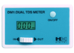 HM Digital DM 1 dviejų taškų TDS monitorius vandens filtravimo sistemoms 09990 ppm