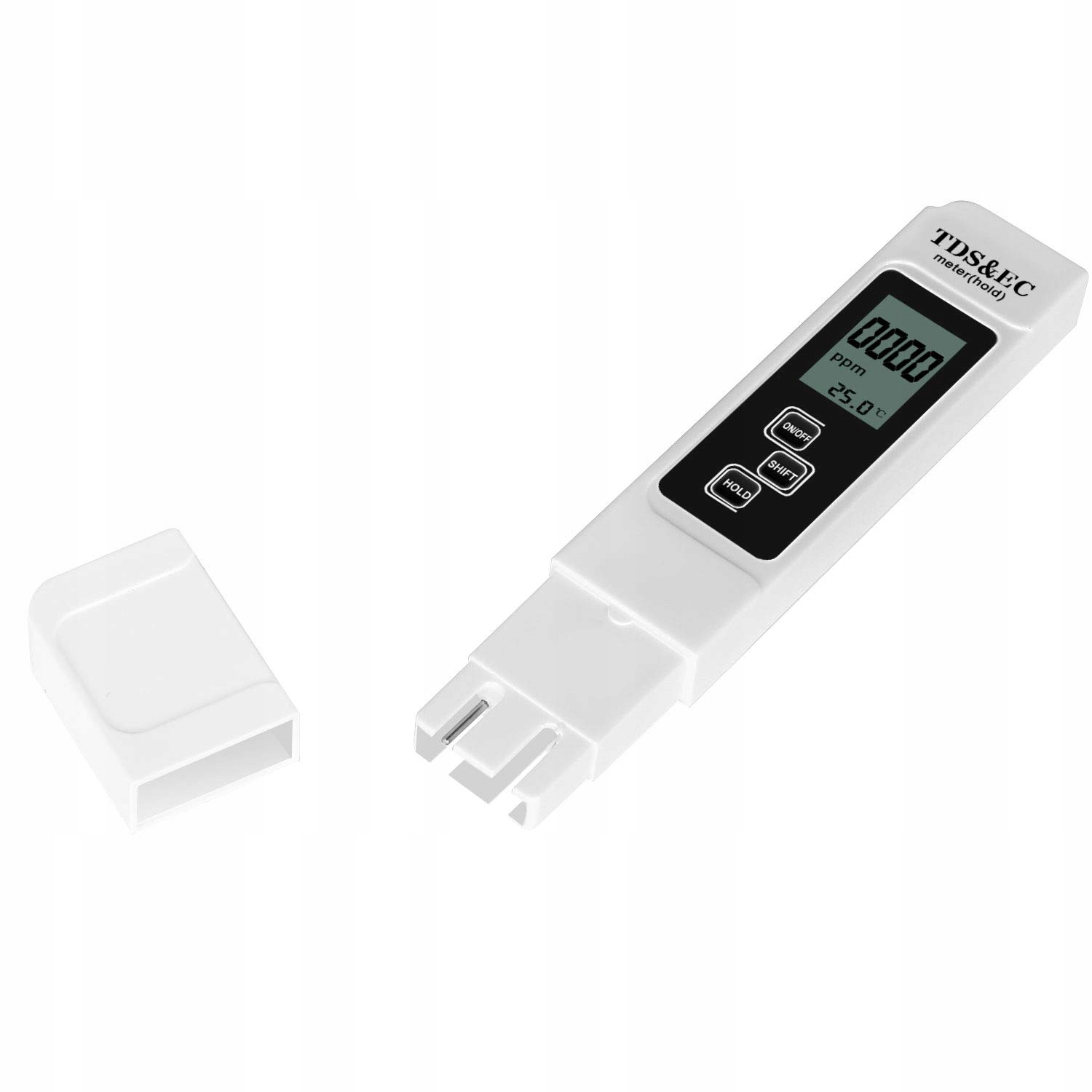 MierniktwardosciwodyTDSPPMWagaproduktuzopakowaniemjednostkowym005kg belsilt Skaitmeninis TDS ir EC matuoklis 3 viename su temperatūra su HOLD funkcija