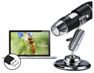 USB skaitmeninis mikroskopas 1600x 2 MP 8 LED 1600 × 1200