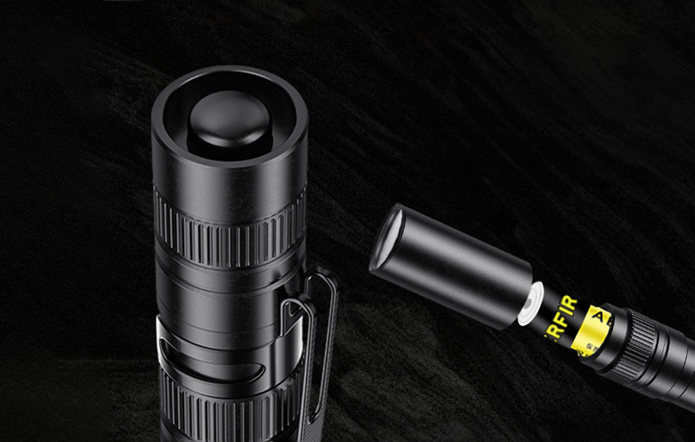 MiniLatarkaSLIMLEDSuperfireX18PenLightZasilanie1xAAAKodproducentaX18 belsilt Plonas mini LED žibintuvėlis Superfire X18 Pen Light maitinimas 1 x AAA