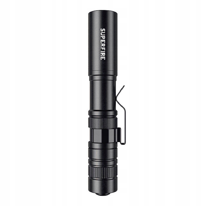 MiniLatarkaSLIMLEDSuperfireX18PenLightZasilanie1xAAAStanopakowaniaoryginalne belsilt Plonas mini LED žibintuvėlis Superfire X18 Pen Light maitinimas 1 x AAA