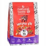 Natural Taste Wściekły Byk ore džiovintas visavertis šunų maistas su jautiena, 1 kg