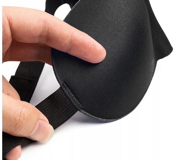 OPASKAMASKANAOCZYDOSPANIAPODROZYZPAMIECIAUSZTYWNIANIA3DUNISEXKodproducentaOPASKA belsilt Akių kaukė miegui 3D šviesą blokuojanti reguliuojama kelionėms juoda kelioninei kuprinei