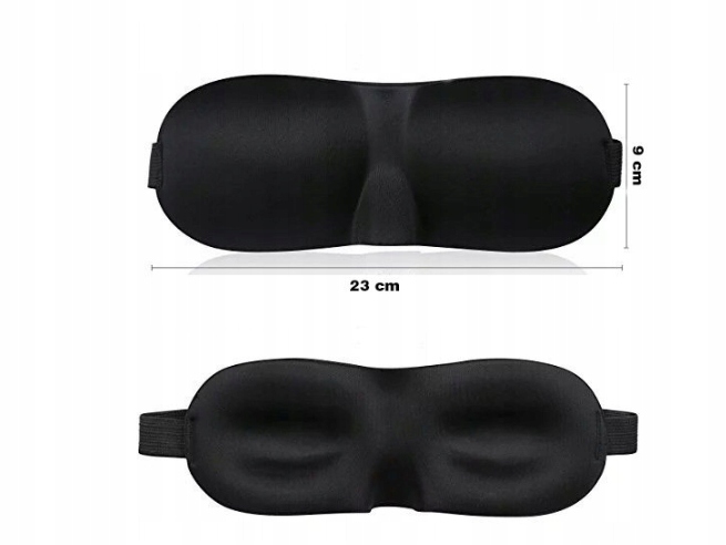OPASKAMASKANAOCZYDOSPANIAPODROZYZPAMIECIAUSZTYWNIANIA3DUNISEXModelOPASKANAOCZY belsilt Akių kaukė miegui 3D šviesą blokuojanti reguliuojama kelionėms juoda kelioninei kuprinei