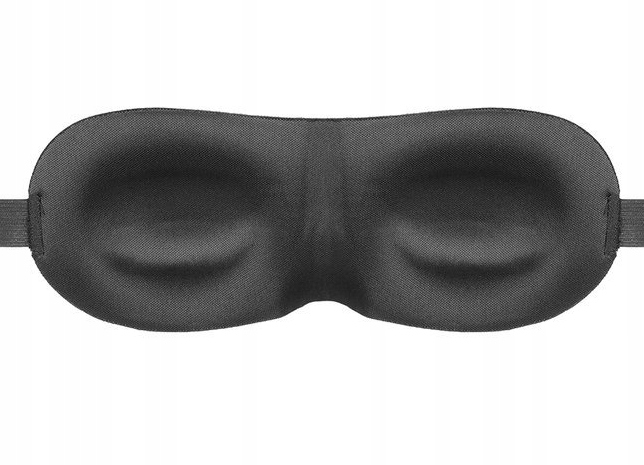 OPASKANAOCZY3DMASKADOSPANIA2XSTOPERYKolorczarny belsilt Akių kaukė miegui 3D šviesą blokuojanti su atminties putomis su ausų kištukais pakuotė 2 vnt patogiam miegui