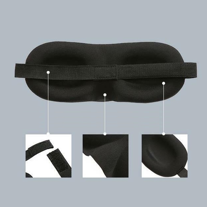 OPASKANAOCZY3DMASKADOSPANIA2XSTOPERYMaterialdominujacypoliester belsilt Akių kaukė miegui 3D šviesą blokuojanti su atminties putomis su ausų kištukais pakuotė 2 vnt patogiam miegui