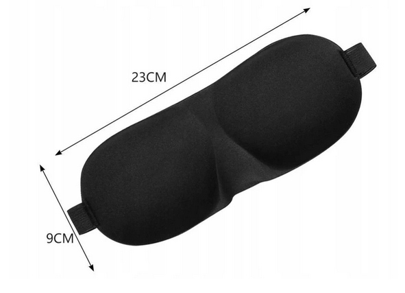 OPASKANAOCZY3DMASKADOSPANIA2XSTOPERYModelBD belsilt Akių kaukė miegui 3D šviesą blokuojanti su atminties putomis su ausų kištukais pakuotė 2 vnt patogiam miegui