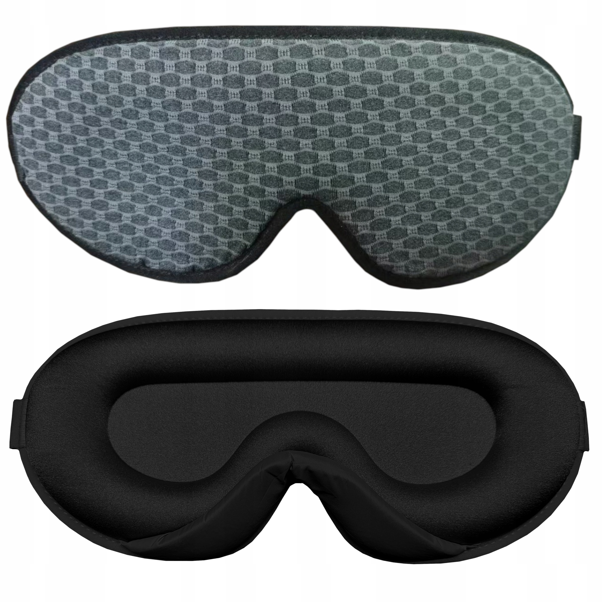 OPASKANAOCZYDOSPANIA3DMASKAZACIEMNIAJACA99SWIATLAREGULOWANAModelMASKADOSPANIA1 belsilt Akių kaukė miegui 3D šviesą blokuojanti reguliuojama kelionėms su atminties putomis juoda jautresnei akių zonai