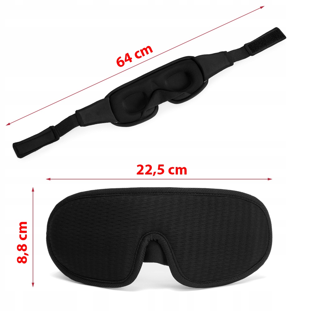 OPASKANAOCZYDOSPANIA3DMaskaZaciemniajacaRegulowanaMEMORYCZARNAModelXC29 belsilt