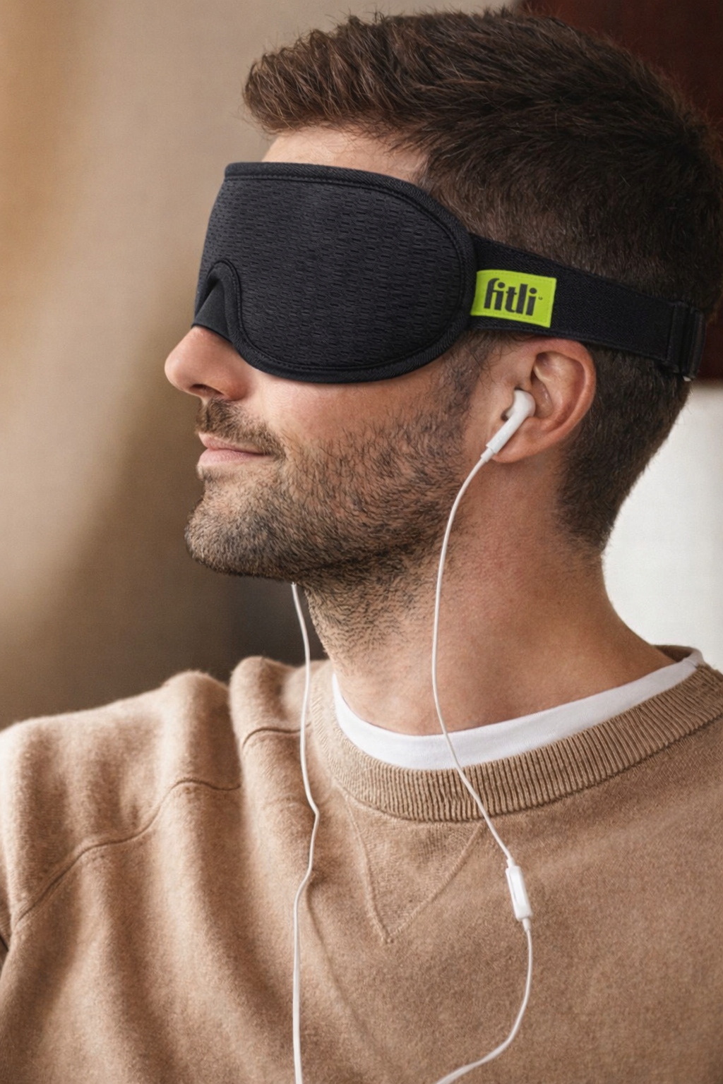 OPASKANAOCZYDOSPANIA3DMaskaZaciemniajacaRegulowanaMEMORYCZARNAx2EANGTIN5903855007093 belsilt Akių kaukė miegui 3D šviesą blokuojanti reguliuojama kelionėms su atminties putomis su dėklu juoda