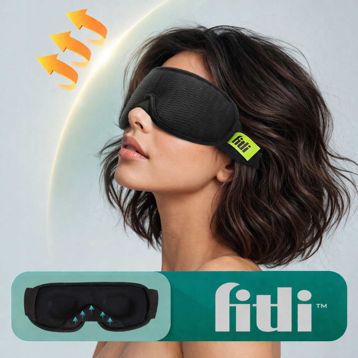 OPASKANAOCZYDOSPANIA3DMaskaZaciemniajacaRegulowanaMEMORYCZARNAx2Wyrobmedycznynie belsilt Akių kaukė miegui 3D šviesą blokuojanti reguliuojama kelionėms su atminties putomis su dėklu juoda