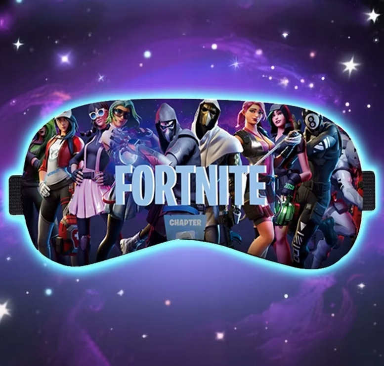 OPASKANAOCZYFORTNITEMASKADOSPANIA3DWYGODNAMIEKKAREGULOWANAMarkabezmarki belsilt Akių kaukė miegui 3D šviesą blokuojanti reguliuojama kelionėms juoda poilsiui po darbo