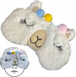 OPASKANAOCZYMASKADOSPANIASNURELAKSUNAGUMCELAMAALPACAOLDMAN belsilt Akių kaukė miegui Oldman kelionėms balta