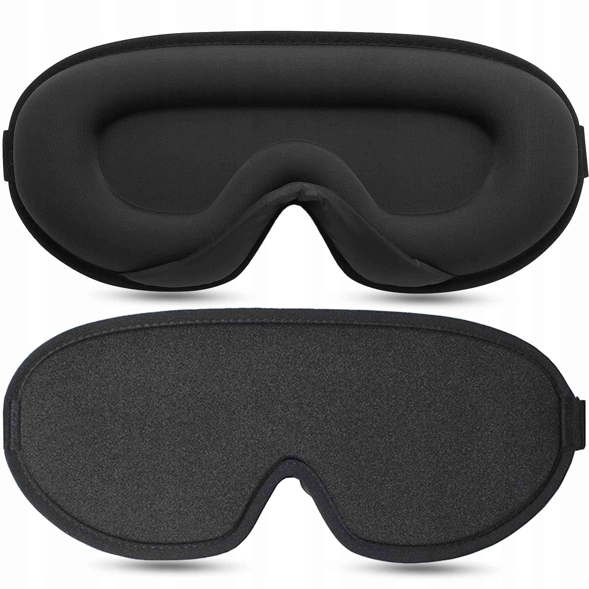 OPASKANAOCZYdospania3DmaskaZACIEMNIAJACAODDYCHAJACAergonomicznaPlecuniseks belsilt Akių kaukė miegui 3D šviesą blokuojanti reguliuojama kelionėms su atminties putomis patogiam miegui