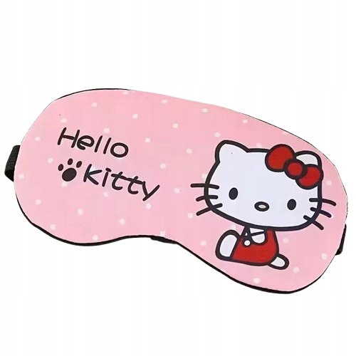 OpaskaMaskanaoczydospaniaHelloKitty belsilt Akių kaukė miegui reguliuojama