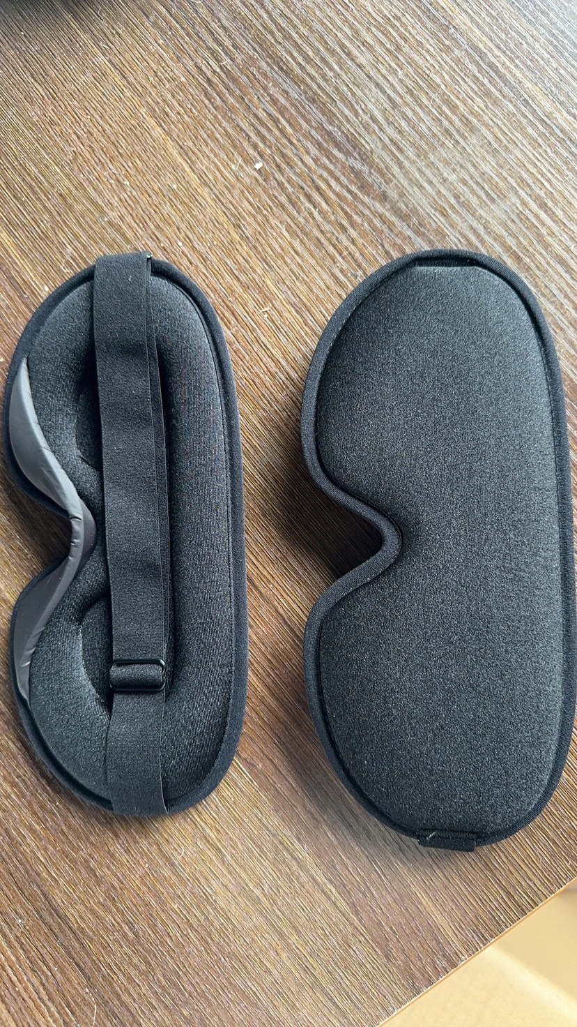 OpaskanaoczydospaniaUlatwiazasypianieMaskaregulowana3DPlecuniseks belsilt Akių kaukė miegui 3D šviesą blokuojanti reguliuojama kelionėms su atminties putomis su ausų kištukais juoda