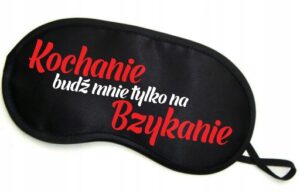 Akių kaukė miegui, reguliuojama, juoda