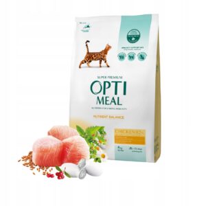 OptimealSuchakarmadladoroslychkotowkurczakpielegnacjazebow4kg belsilt