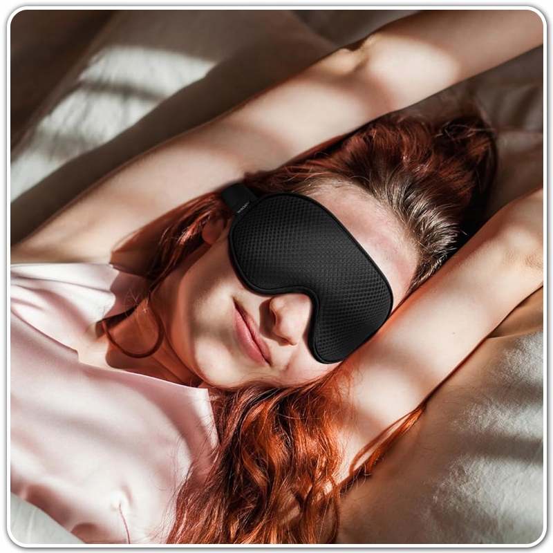 PremiumMaskanaOczy3DdoSpaniaZaciemniajacaLekkaRegulowanaMaterialdominujacyinny belsilt