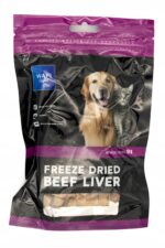 WAFI Freeze Dried liofilizuoti jautienos kepenų skanėstai katėms ir šunims, 50 g