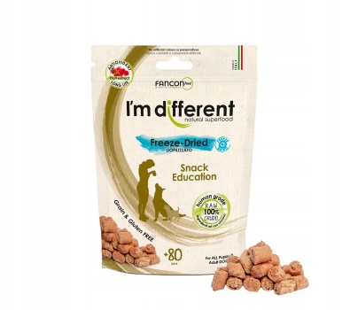 I'm Different Training liofilizuoti antienos ir upėtakio skanėstai šunims, 40 g - Image 2
