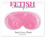 ROZOWASATYNOWAMASKANAOCZYSATINLOVEMASK belsilt
