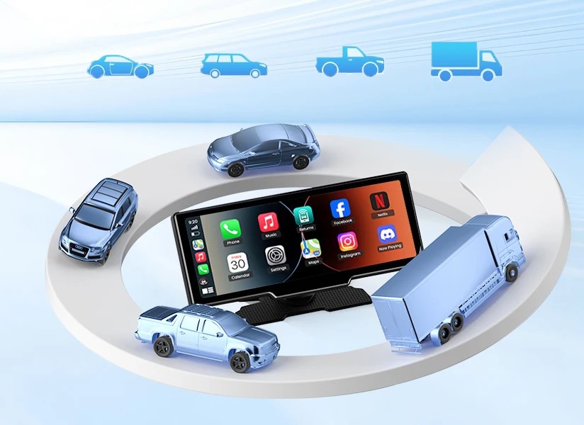 RadiosamochodoweAntika1026CarplayAndroidAutoScreenHDCarRadioMP5MarkaEunavi belsilt