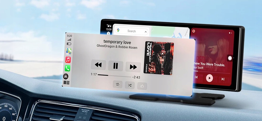 RadiosamochodoweAntika1026CarplayAndroidAutoScreenHDCarRadioMP5Rodzajakcesoryjny belsilt