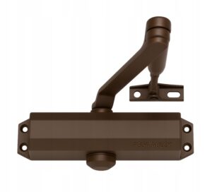 Assa Abloy DC110 lauko durų pritraukėjas su svirtimi EN 234 rudas