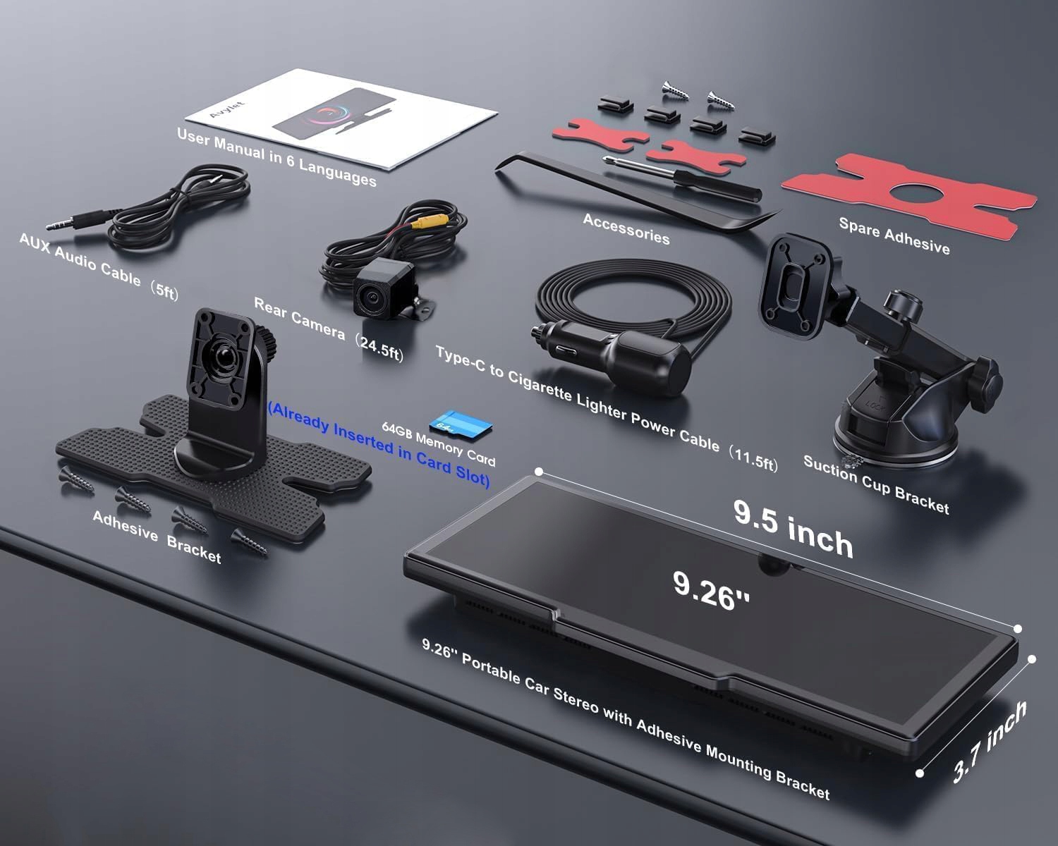 STACJAMULTIMEDIALNA926CARPLAYANDROIDAUTOPODWOJNAKAMERA4K64GBMarkabezmarki belsilt