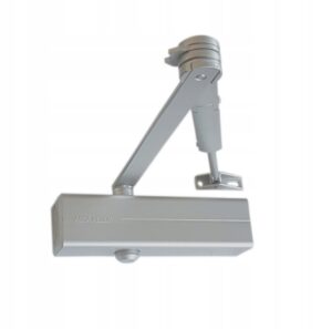 Durų pritraukėjas su fiksacija ASSA ABLOY DC140 EN 25 sidabrinis