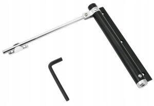 XL Tools SAM32 automatinis lauko durų pritraukėjas iki 30 kg juodas