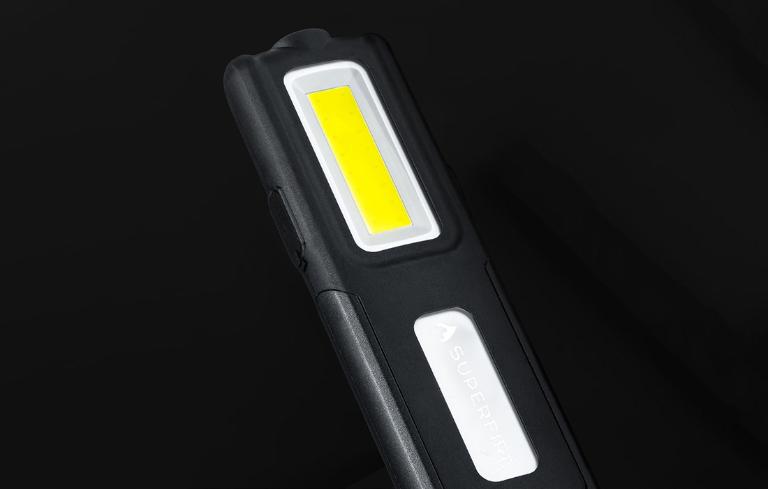 SuperfireG12LampaWarsztatowaLatarkazMagnesemPowerbank1200mahIP44Rodzajwielofunkcyjna belsilt Darbinis žibintuvėlis Superfire G12 su magnetu išorine baterija 1200 mAh IP44