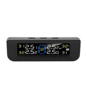 Belaidė TPMS sistema automobiliui su 4 jutikliais, IP68 ir LCD ekranu, M7